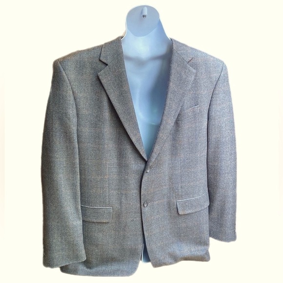 Oscar De La Renta Blazer wool & cashmere blend blazer 46 Regular - Picture 2 of 13